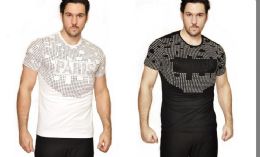 24 Wholesale Mens Fashion High Treated Cotton Spandex Graphic Paris T Shirt