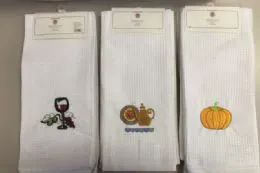 36 Wholesale Embroidery Kitchen Towel Set Of 3 Assorted
