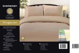 6 Wholesale Sheradian Solid Sheet Set Queen Size Assorted
