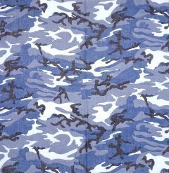 96 Pieces Blue Camouflage Print Bandanas - Bandanas