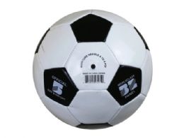 12 Wholesale Size 5 Black And White Soccer Ball