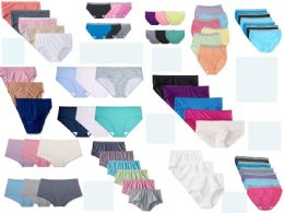 Yacht And Smith Women's Cotton Underwear In Assorted Styles And Sizes