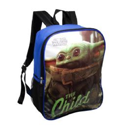24 Pieces 15" Kids Yoda Wholesale Backpacks - Backpacks 15" or Less