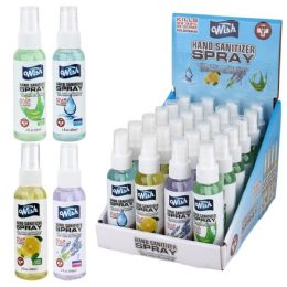 48 Bulk Wish Hand Sanitizer 2 Oz Spray With Vitamin E - Assorted Scents