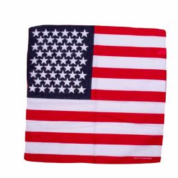 96 Wholesale Bandanas American Flag