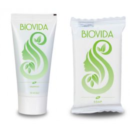588 Units of Biovida - Hotel 1 Oz Shampoo And 1 Oz Soap, Travel Size - Soap & Body Wash