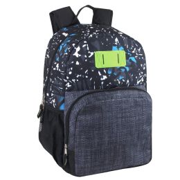 24 Wholesale 17 Inch Graffiti Backpack With Side Pockets
