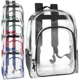 Trailmaker Deluxe 17 Inch Clear Backpack