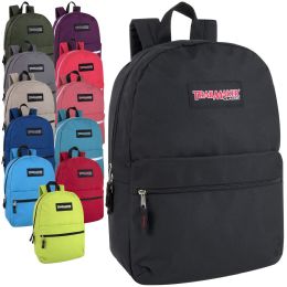 24 Pieces Classic 17 Inch Backpack - Backpacks 17"