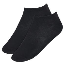 120 Wholesale Men's Cotton Ankle Socks Black Only