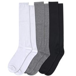 120 Wholesale Men's Tube Socks Solid Colors