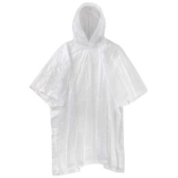 100 of Reusable Deluxe Rain Ponchos Clear Only