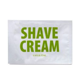 100 of Shaving Cream Packs Single Use