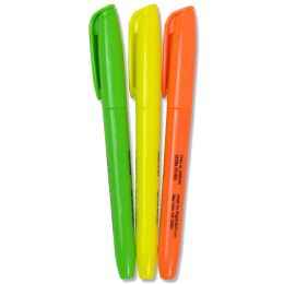 96 Wholesale 3 Pack Of Highlighters