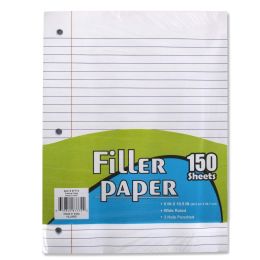 12 Bulk Filler Paper Wide Ruled 150 Sheets