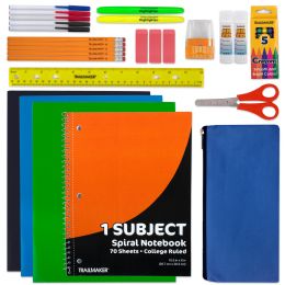 12 Pieces 30 Piece School Supply Kit - School Supply Kits