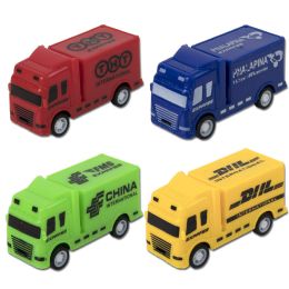 50 Pieces City Trucks Pull Back Vehicles 4 Assorted Vehicles - Cars, Planes, Trains & Bikes