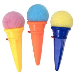 50 Pieces Ice Cream Cone Foam Launcher Toy - Toys & Games
