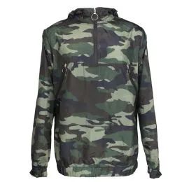 12 of Mens Camouflage Waterproof Pullover Jacket