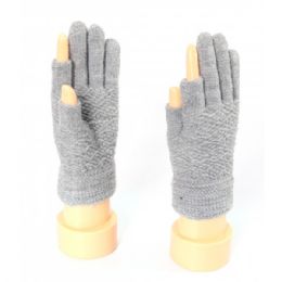 72 Wholesale Ladies Thumb And Index Finger Less Gloves