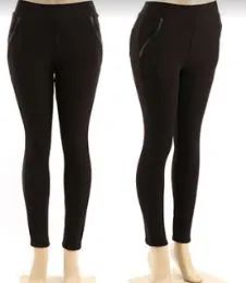 48 Wholesale Leggings For Women High Waist Ultra Soft With Pocket