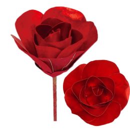 48 Wholesale Xmas Shiny Rose Red
