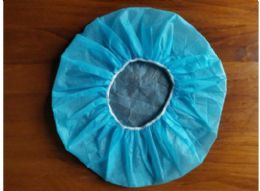 1000 Units of Bouffant Cap 21inch Blue Nonwoven - PPE