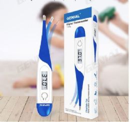 50 Bulk Genial Digital Oral Thermometer Blue