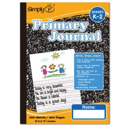 48 Pieces 100 Count Primary Journal Black - Note Books & Writing Pads