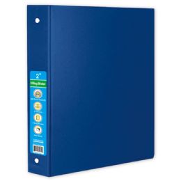 24 Wholesale Hard Cover Binder In Blue