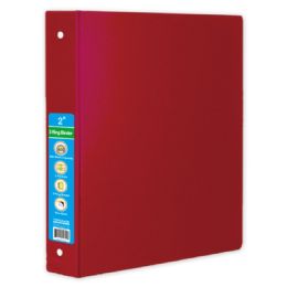 36 Wholesale Hard Cover Binder In Red