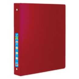 48 Wholesale Hard Cover Binder In Red