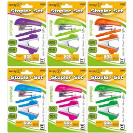 24 Wholesale Staples Set With Remover