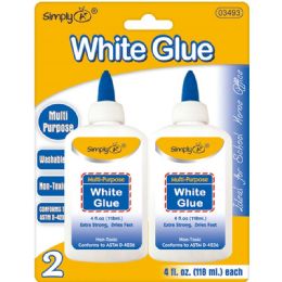 96 Wholesale 2 Piece White Glue