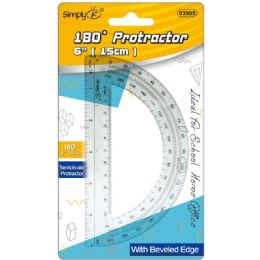 96 Wholesale Semicircular Ruler