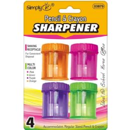 96 Wholesale 4 Pack Sharpener