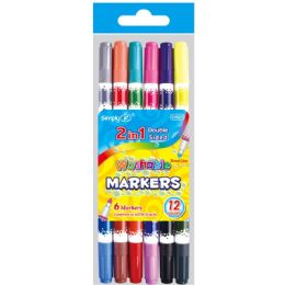 72 Units of 6 Piece Washable Markers - Markers