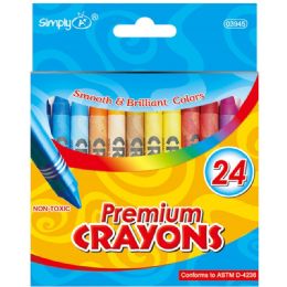 96 Wholesale 24 Count Crayon