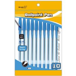 96 Wholesale 10 Pack Ballpoint Stick Pen