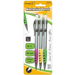 96 Units of 3 Count 7mm Mechanical Pencil - Mechanical Pencils & Lead
