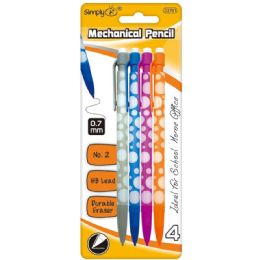 96 Wholesale 4 Count 7mm Mechanical Pencil
