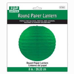 96 Wholesale Paper Lantern Hunter Green