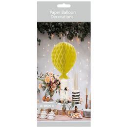 96 Pieces Honeycomb Balloon Decoration Gold - Hanging Decorations & Cut Out