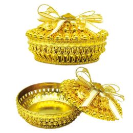 96 Pieces Jewelry Box In Gold - Jewelry Box