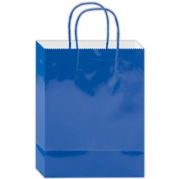180 Wholesale Everyday Gift Bag Blue Size Medium
