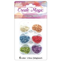 96 Wholesale Craft Glitter Set