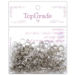 96 Pieces Do It Yourself Ring Silver - Craft Stems