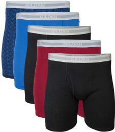72 Pieces Of Mens Regular Boxer Briefs Underwear, 100% Cotton, Wholesale Bulk Lot Assortment, Assorted Sizes (assorted, 72 Pack)