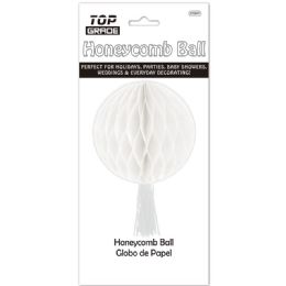 96 Wholesale Honeycomb Ball In White