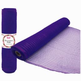 25 Wholesale Tulle Roll Purple